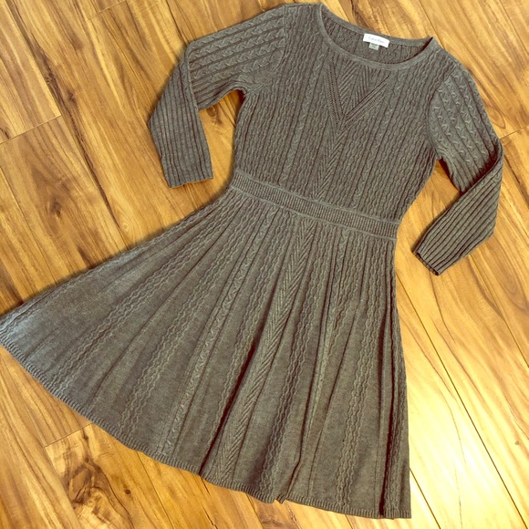 Calvin Klein Grey Sweater Dress - Picture 1 of 16